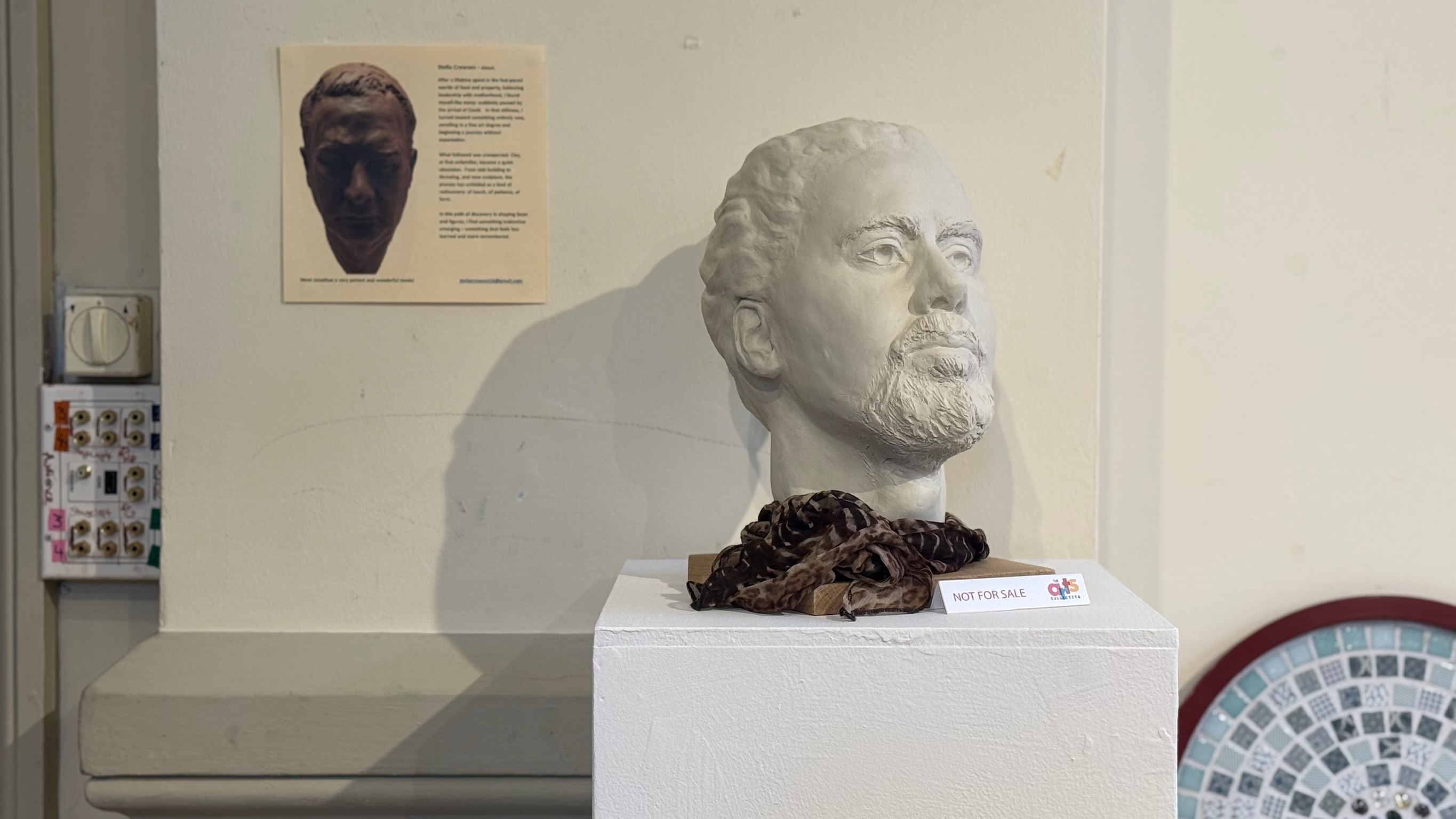 Portrait bust — bearded male